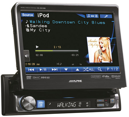 1DIN мультимедийная станция Alpine IVA-D511R/RB